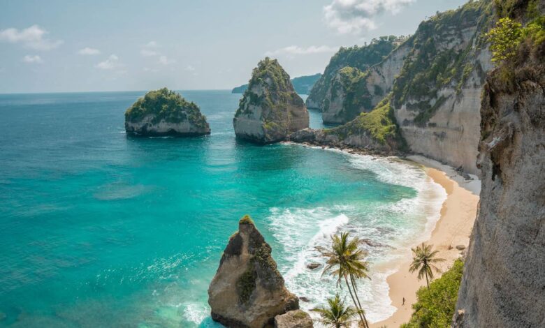 Une plage paradisiaque à Bali en Indonésie